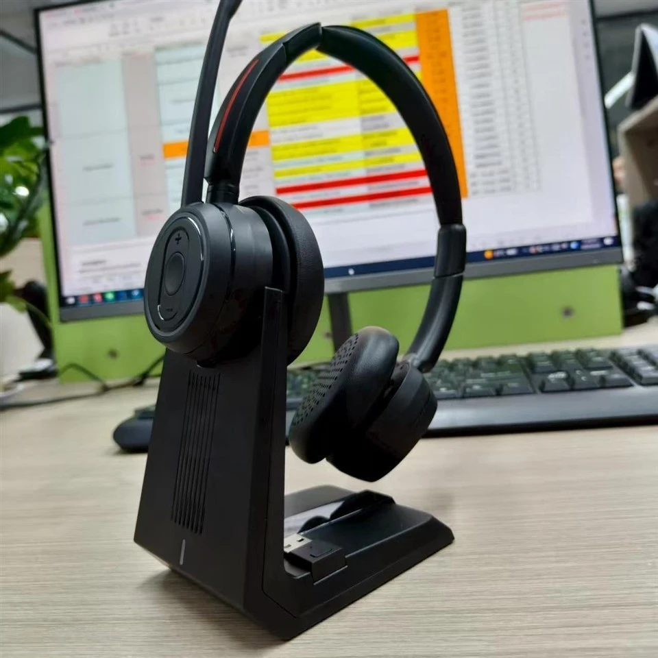 AI Noise Cancelling Wireless Bluetooth Headset for Office Use price